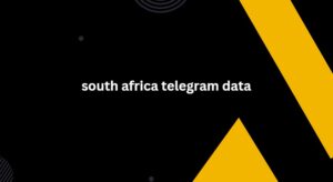 south africa telegram data