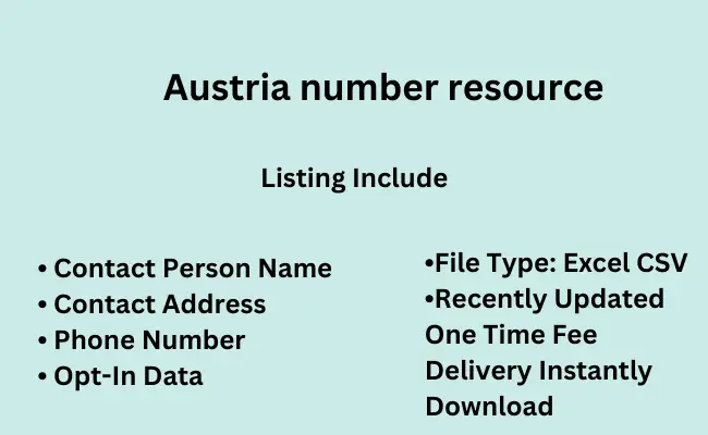 Austria number resource