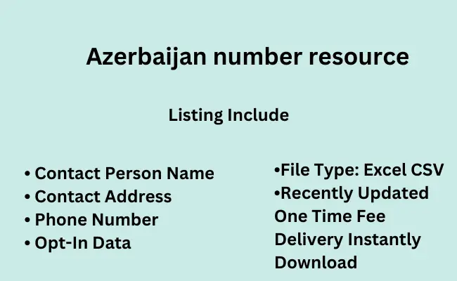 Azerbaijan number resource