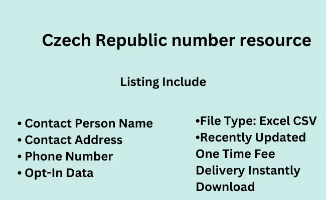 Czech Republic number resource