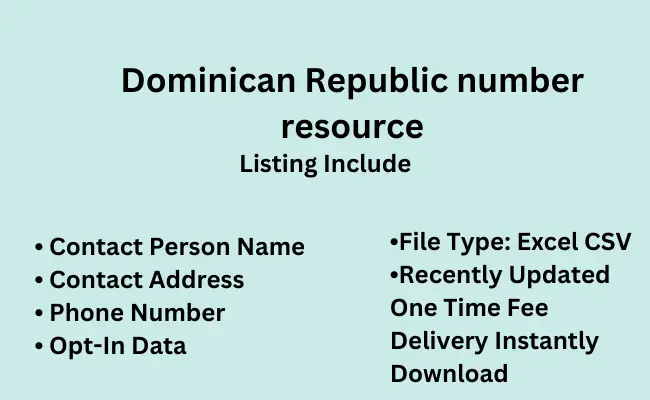 Dominican Republic number resource