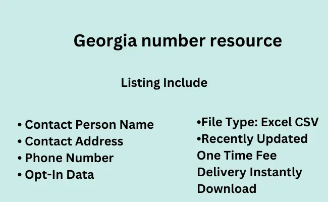 Georgia number resource