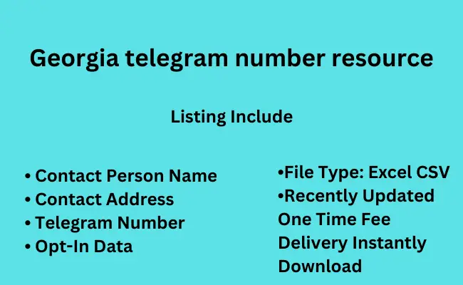 Georgia telegram number resource