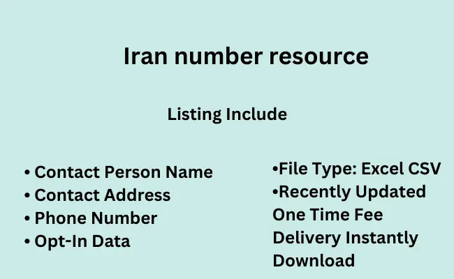 Iran number resource