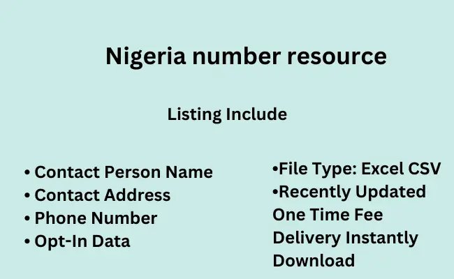 Nigeria number resource