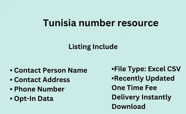 Tunisia number resource